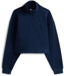 Tommy Hilfiger Women's Quarter Zip Fleece Pullover - Dark Night Navy