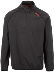 DLX Тениска DLX Men's Hulton Long-Sleeve Performance T-Shirt - Black