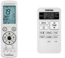 General TOSHIBA WH-UA01NE, WH-UC01NE, RAS-B05/B16. RAS-05/18 - telecomandă de lux retroiluminată