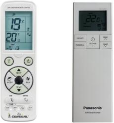 General PANASONIC Etherea Z, TZ, XZ, ACXA75C23690, CS-Z25VKEW, CS-Z35VKEW, RE-Z20ZKEW - telecomandă de lux retroiluminată