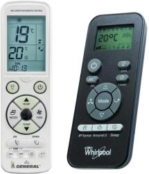 General WHIRLPOOL DJ11J2-31, DG11J2-32 - telecomandă de lux retroiluminată
