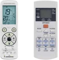 General PANASONIC CS-PS9PKV, CS-PS12PKV, CS-PS18PKV, CS-PS24PKV, CS-UE12RKE, CS-YS9MKV-7, CS-YS12MKV-7, CS-YS18MKV-7 - telecomandă de lux retroiluminată