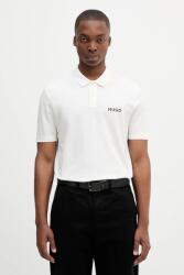 HUGO pamut póló - bézs L - answear - 22 190 Ft