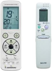 General SANYO RCS-3PSS4E, RCS-4PIS4E, RCS-6HVPULS4E - telecomandă de lux retroiluminată