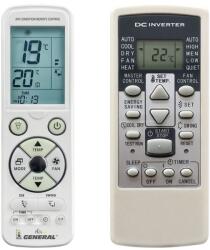 General FUJITSU AR-RCD1C - telecomandă de lux retroiluminată