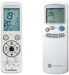 General Electric ARH-11, ARH-111, ARH-124, ARC117DB93, DB93-00087B, AS1AH07GW001, AS1AH12GW001, AS1AH18DWO - telecomandă de lux retroiluminată