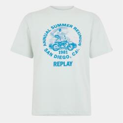 Replay Тениска Replay Men's Moto Tricks T-Shirt - Mint