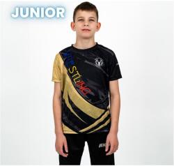 KNOCKOUT Póló Knockout birkózó lite gyerekek 9/10 EVES fekete