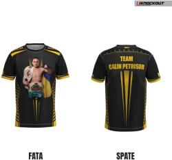 KNOCKOUT Póló csapat Calin Petrisor 2XL fekete