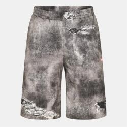 Diesel Поларени къси панталони Diesel Men's Fleece Jogger Shorts - Black/Grey Denm