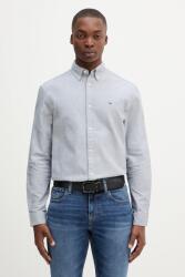 Tommy Hilfiger pamut ing legombolt galléros, szürke, regular, DM0DM21298 - sötétkék M