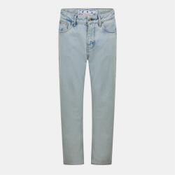 OFF WHITE Дънки OFF WHITE Women's - Mid-Rise Straight Leg Jeans - Blue/White