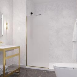 Erga Paris, Beépíthető zuhanykabin 50x200 cm, 8 mm-es matt üveg, arany fényes profil, ERG-V02-PARIS-050x200-FR-GD (ERG-V02-PARIS-050X200-FR-GD)