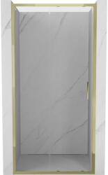 Mexen Exo, tolóajtó zuhanyhoz 100 cm, átlátszó üveg, arany, 8151-100-000-50-00 (8151-100-000-50-00)