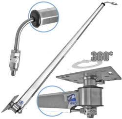 MTM Hydro 360°-os forgókar autómosáshoz, 1, 75 méteres-es gémmel, 1/4"-os menetes csatlakozással, 210Bar 120°C