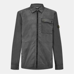 Barbour International Риза с дълъг ръкав Barbour International Men's Inline Cotton Long Sleeve Overshirt - Asphalt CH52