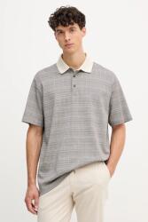 BOSS pamut póló - bézs S - answear - 37 690 Ft