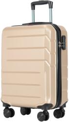 BONTOUR "spinner" 4 kerekes kabin bőrönd 55x39x20cm, pezsgő (120141-Champagne)