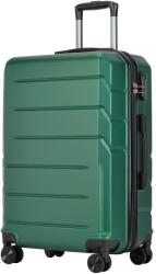 BONTOUR spinner közepes duplakerekes gurulós bőrönd, zöld (120142-JungleGreen)