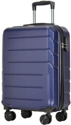 BONTOUR "spinner" 4 kerekes kabin bőrönd 55x39x20cm, kék (120141-Blue)