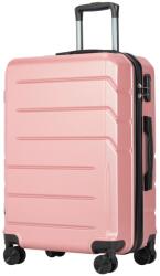 BONTOUR spinner közepes duplakerekes gurulós bőrönd, rolsegold (120142-RoseGold) - vasbutor