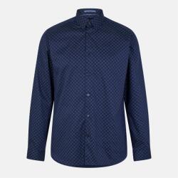 Ted Baker Potter Geo Print Slim Shirt - Navy