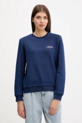 Guess Jeans pamut melegítőfelső sötétkék, nyomott mintás, W5YQ22 KCXQ1 - sötétkék L