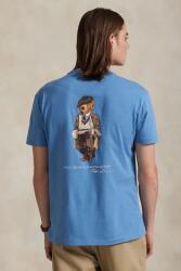 Ralph Lauren pamut póló - kék M - answear - 35 990 Ft