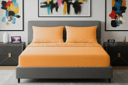 Alvásstúdió Jersey gumis lepedő Orange 180-200x200 cm - matracasz