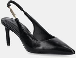 BOSS bőr tűsarkú Gracey - fekete Női 37 - answear - 50 390 Ft