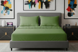 Alvásstúdió Jersey gumis lepedő Moos 180-200x200 cm - matracasz