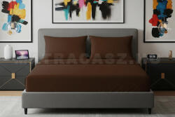 Alvásstúdió Jersey gumis lepedő Nougat 140-160x200 cm - matracasz