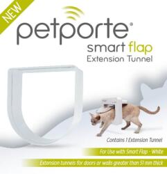 Petporte Petsafe Petporte Mikrochipes Macskaajtóhoz Alagút-Fehér (PAC19-12596)