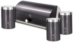 Berlinger Haus RESIGILAT - Set cutie paine si 3 recipiente bucatarie Carbon Pro Edition Berlinger Haus BH 6732
