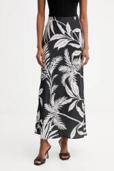 Guess szoknya SIBILLA fekete, maxi, harang alakú, W5YD55 WF1T2 - fekete M