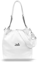  Zellia Női Válltáska 25025 Fehér - Shiny - (03426388)