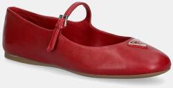 Guess bőr balerina cipő KALIDA - piros Női 37