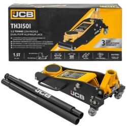 JCB Tools JCB TH31501 alacsony profilú, dupla dugattyús, alumínium versenyemelő 1, 5T (JCB-TH31501)