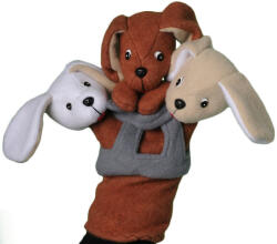 Contact Kft Három kiskutya ötujjas báb (CT-5103)