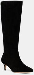 Lauren Ralph Lauren csizma velúrból Mckay Tl Hl fekete, tűsarkú, 802967811002 - fekete Női 39