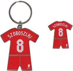  Liverpool kulcstartó kitűzővel Szoboszlai 8