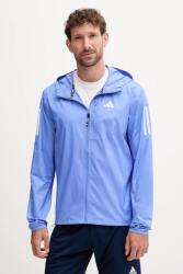adidas Performance kabát futáshoz Own The Run JX2249 - kék M