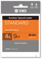 TIEMCO VÉKONYODÓ ELŐKE STANDARD TAPERED LEADER 12ft 0X
