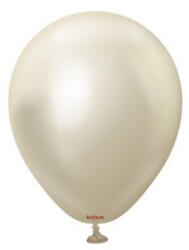 Kalisan Króm 11" (28cm-es) Chrome, króm Latex léggömb, Fehér Arany (LUFI182053)