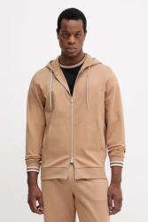 HUGO BOSS felső bézs, sima, kapucnis, 50543427 - bézs L