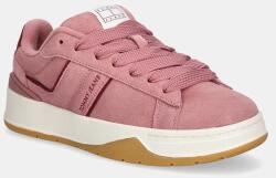 Tommy Hilfiger velúr sportcipő TJW SKATE SNEAKER rózsaszín, EN0EN02808 - rózsaszín Női 41