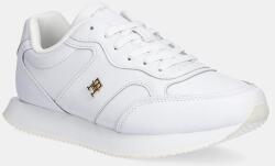 Tommy Hilfiger bőr sportcipő LEATHER RUNNER - fehér Női 38