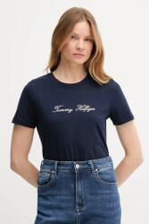 Tommy Hilfiger pamut póló sötétkék, WW0WW47210 - sötétkék XXL