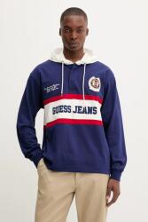 Guess Jeans pamut melegítőfelső - kék L - answear - 22 190 Ft