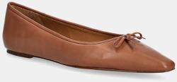 Ralph Lauren bőr balerina cipő Pointed Ballet - barna Női 38